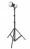 Studioset Dauerlichtlampe Daylight 150 und Blitzstativ