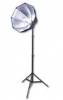 Studioset Dauerlicht Tageslichtlampe mit Octagon Softbox und Blitzstativ